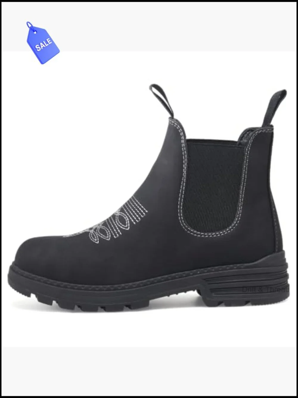 Women's Western Chelsea Hiking Boots Waterproof Lightweight Ankle